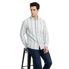 Men's Light Blue Cotton Casual Shirt, हल्का नीला, small