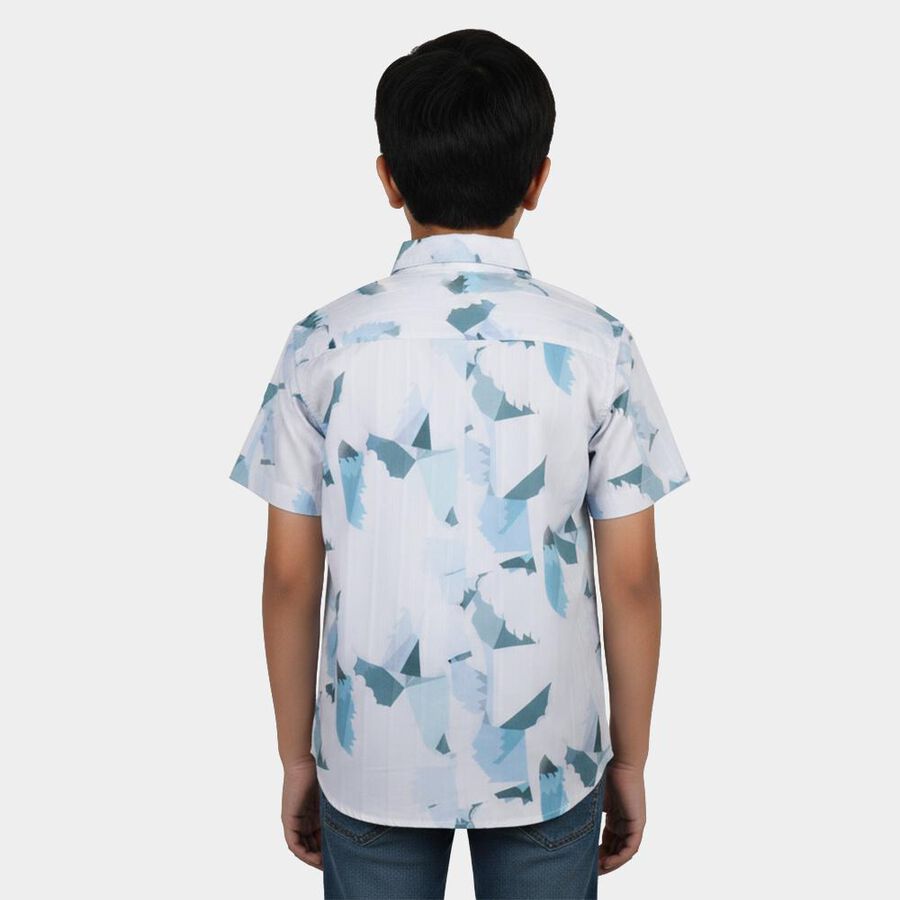 Boys' Casual Shirt, सफ़ेद, large
