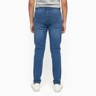 Boys' Medium Blue Regular Fit Elastic Waist Jeans, मध्यम नीला, small image number null