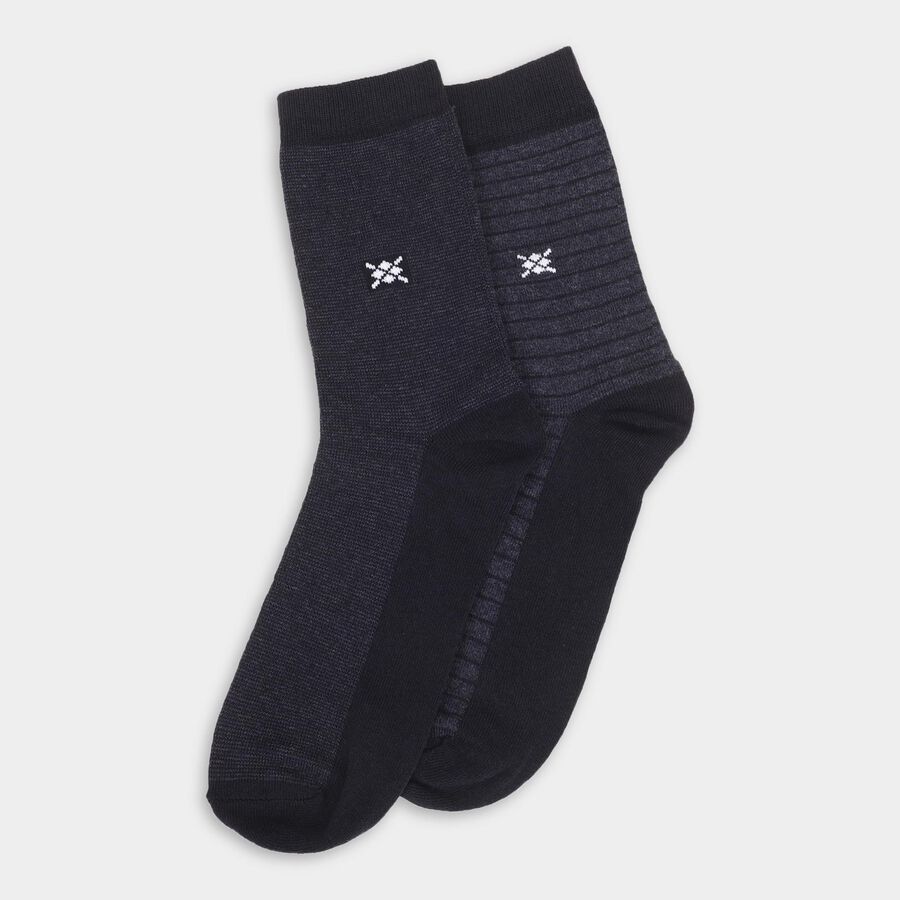Men's Socks , Navy Blue, large image number null