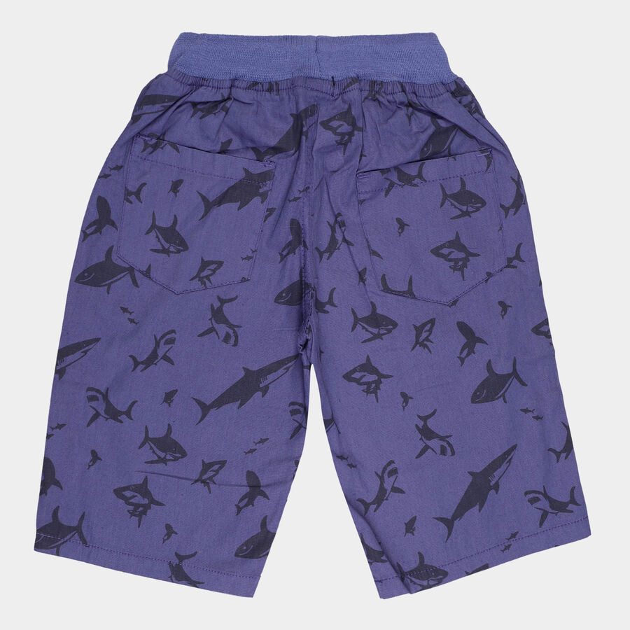 Boys Cotton Jamaican, Mid Blue, large image number null