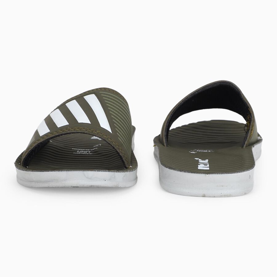 Boys' Slipper, Olive, large image number null