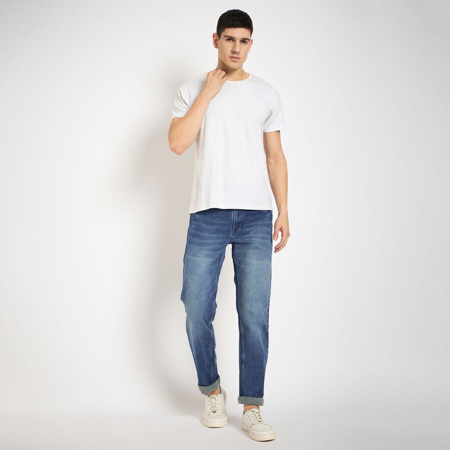 Men's Jeans, Mid Blue, large image number null