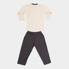 Infants Cotton Baba Suit, Charcoal, small image number null