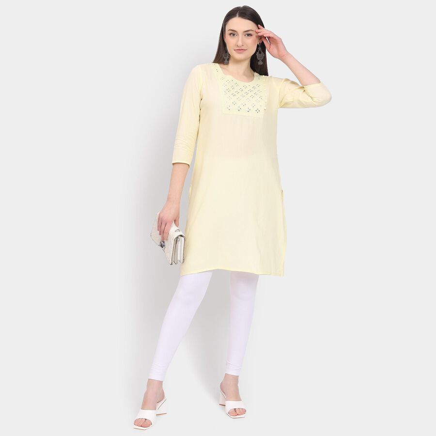 Ladies' Kurta, पीला, large image number null