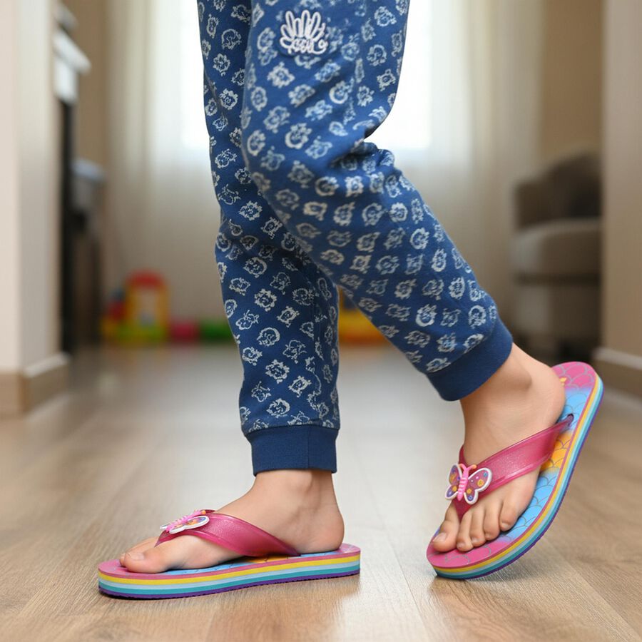 Girls' Slipper, Pink, large