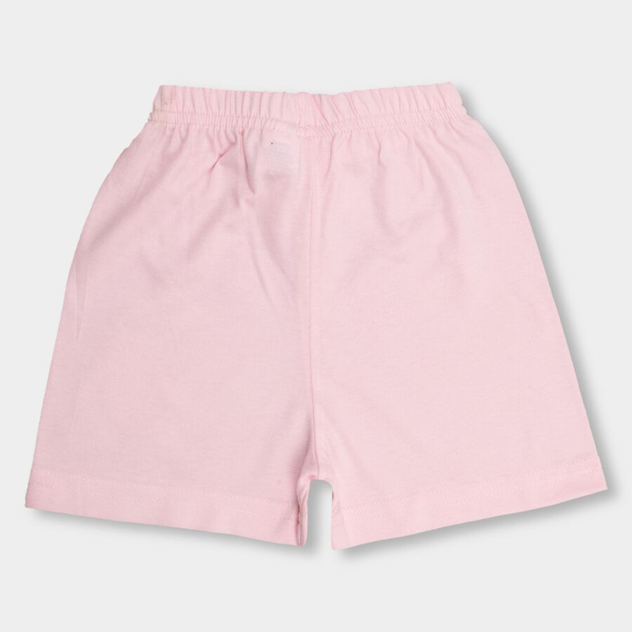 Girls' Shorts , हल्का गुलाबी, large
