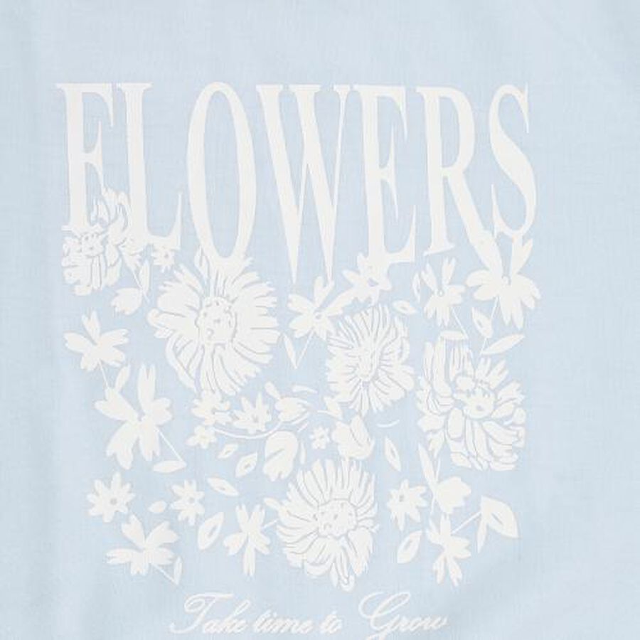 Girls' Sweatshirt, हल्का नीला, large image number null