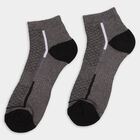Men's Light Gray and Dark Gray Ankle Length Socks Pack of 3, नेवी ब्लू, small image number null