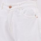 Women's Crisp White High-Rise Wide-Leg Jeans, White, small image number null