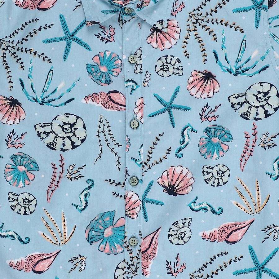 Boys' Casual Shirt, हल्का नीला, large image number null