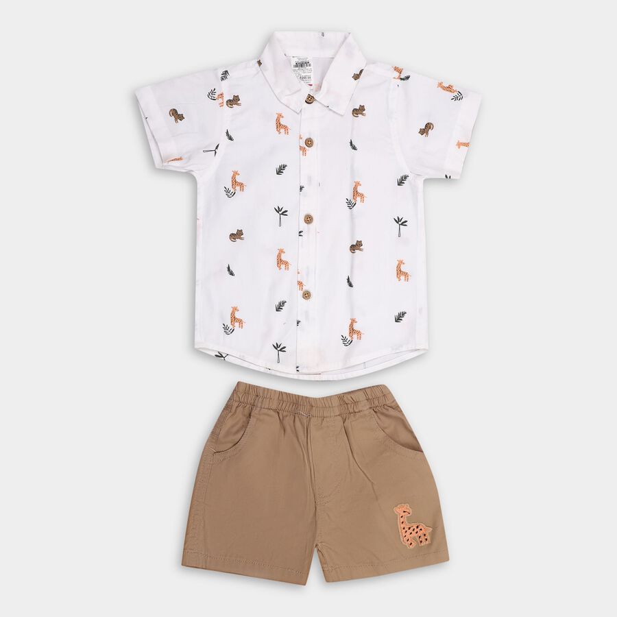 Infant Boy's Cotton Baba Suit , गहरा पीला, large image number null