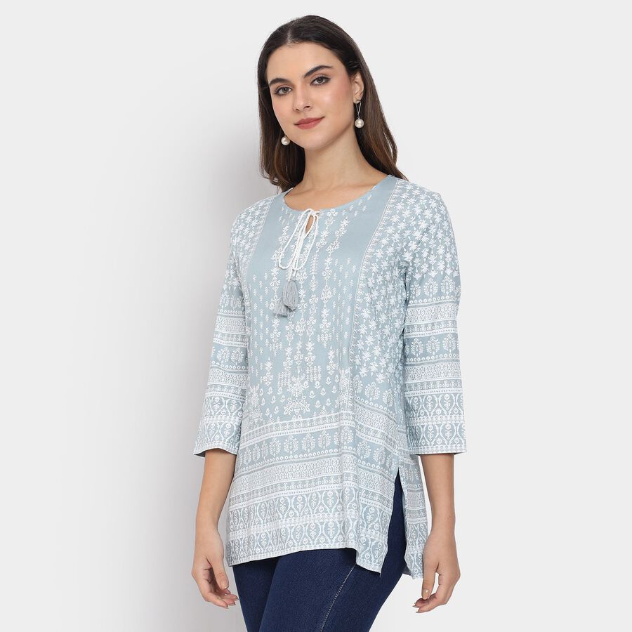 Ladies' Kurti , Light Grey, large image number null
