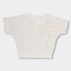 Girls' T-Shirt , White, small