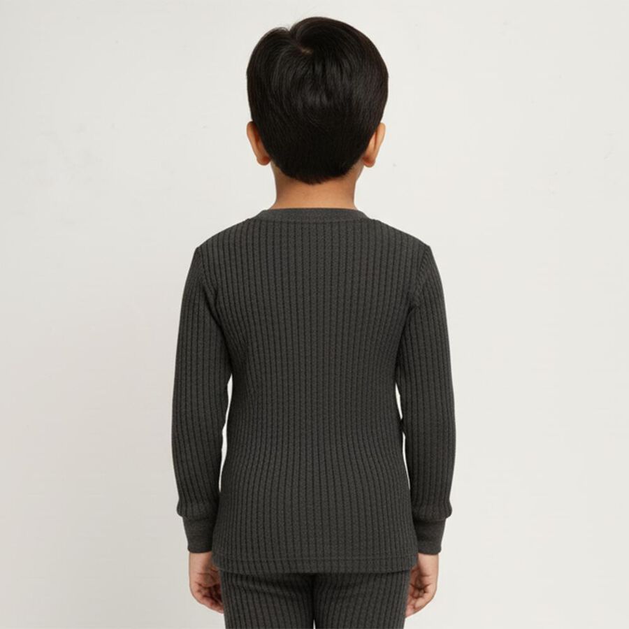 Boys' Thermal Upper, Charcoal, large image number null