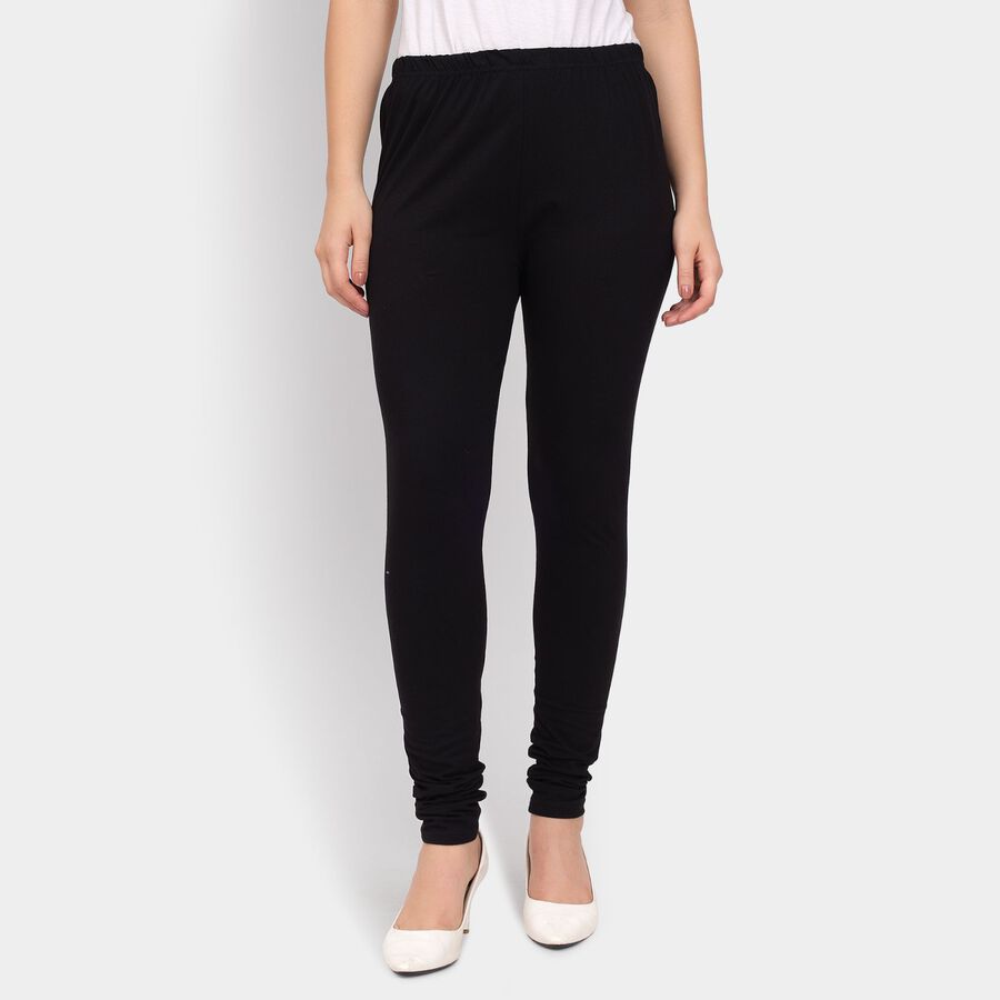 Ladies' Churidar, Black, large image number null