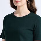 Ladies' Round Neck T-Shirt , Dark Green, small image number null