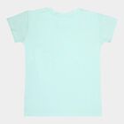 Girls Cotton T-Shirt, Light Green, small image number null