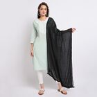 Ladies' Dupatta, काला, small image number null