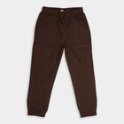 Boys'100% Cotton Trousers, Brown, small image number null