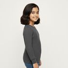 Girls' Thermal Upper, Charcoal, small image number null