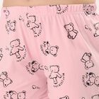 Women's Pink Regular Fit Drawstring Contrast Trim Shorts, गुलाबी, small