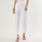 Women's Cotton Blend Comfortable Churidar, White, small