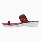 Ladies' Sandal, मरून, small