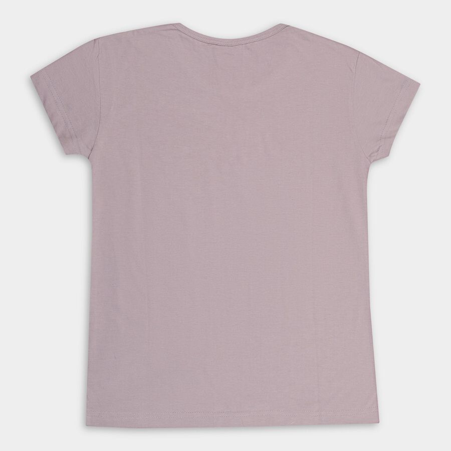 Girls' T-Shirt , Light Grey, large image number null