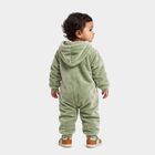 Infants' Olive Green Hooded Embroidered Baba Suit, Olive, small