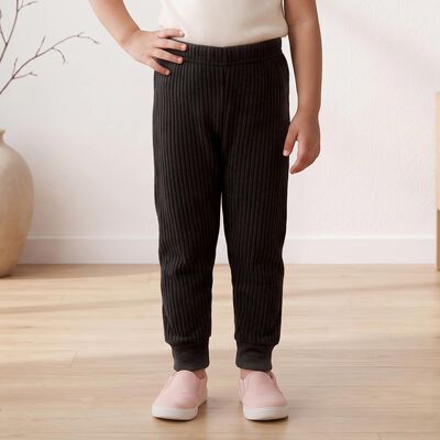 Girls Dark Grey Long Johns Thermal
