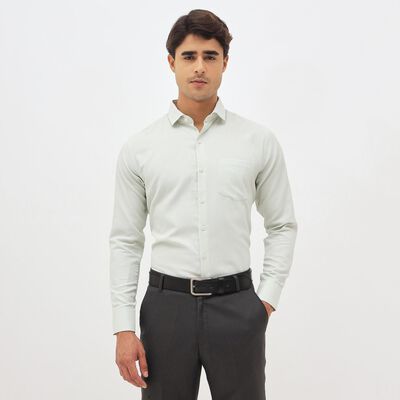 Men's Light Sage Green Classic Formal Shirt