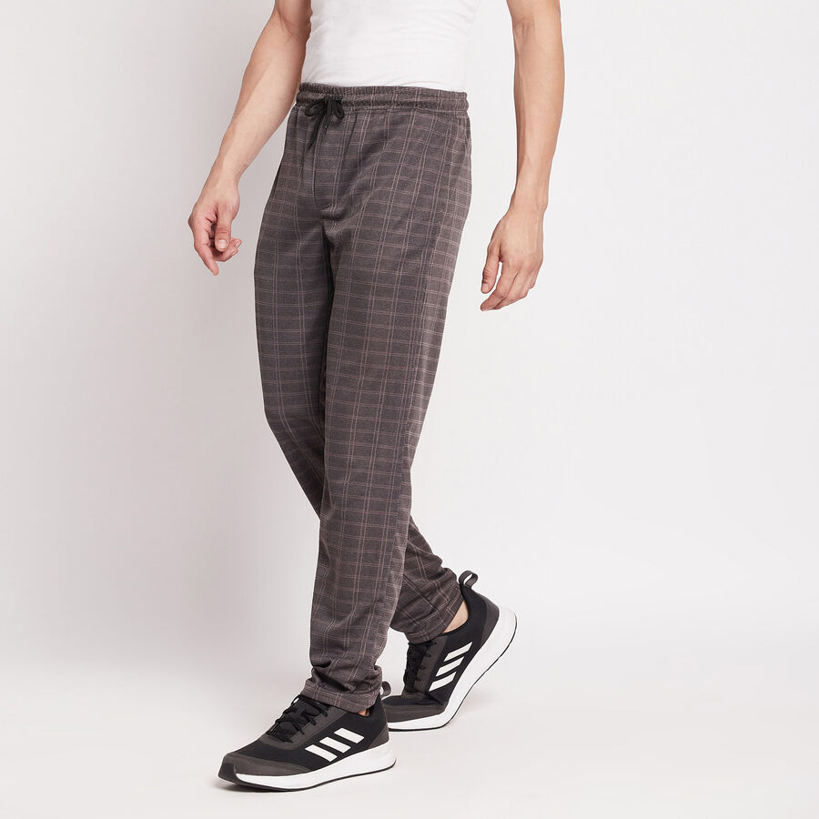 Cut & Sew Active Track Pants, Dark Grey, large image number null
