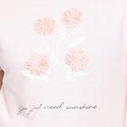 Ladies' Round Neck T-Shirt, हल्का गुलाबी, small image number null