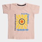 Boys' Half Sleeves T-Shirt, गहरा पीला, small