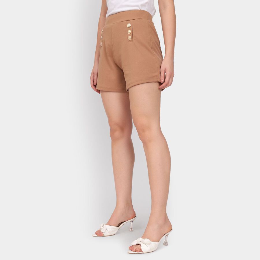 Ladies' Shorts, गहरा पीला, large image number null