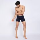 Men's 100% Cotton Trunks , नेवी ब्लू, small