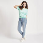Round Neck T-Shirt, हल्का हरा, small image number null