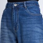 Ladies' 100% Cotton Jeans, Mid Blue, small image number null