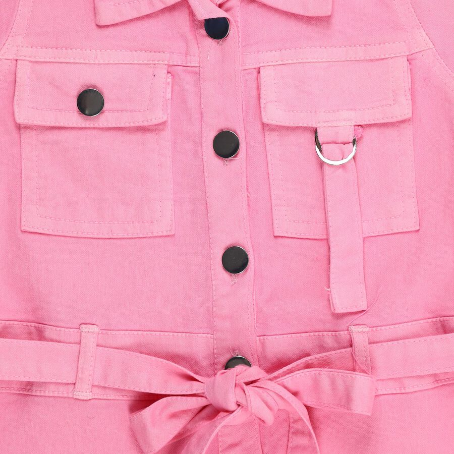 Girls' Frock, Light Pink, large