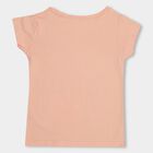 Girls' 100% Cotton T-Shirt , पीच, small image number null