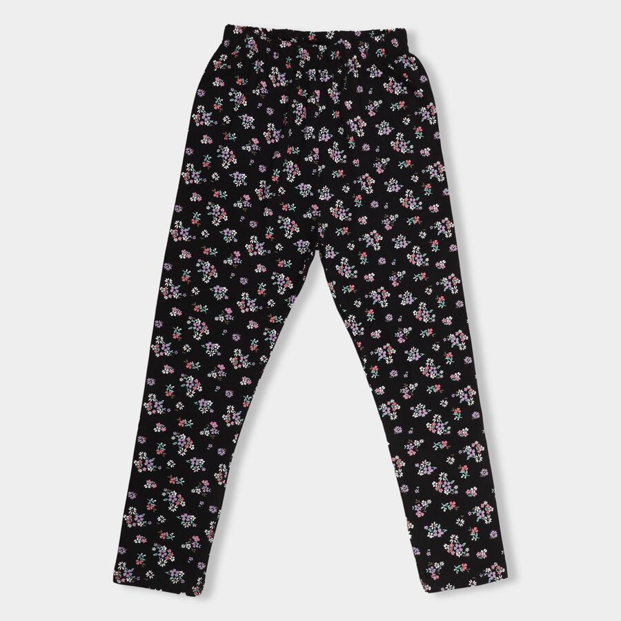 Girls' Legging , काला, large image number null