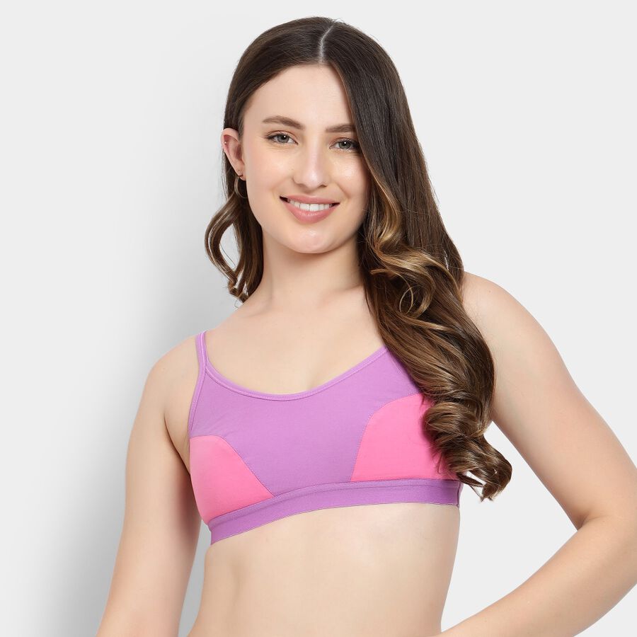 Ladies' Non-Padded Bra, Lilac, large image number null