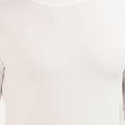 Men's Off White Round Neck Thermal, Off White, small image number null