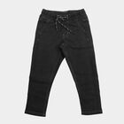 Boys' Light Grey Drawstring Jeans, हल्का ग्रे, small
