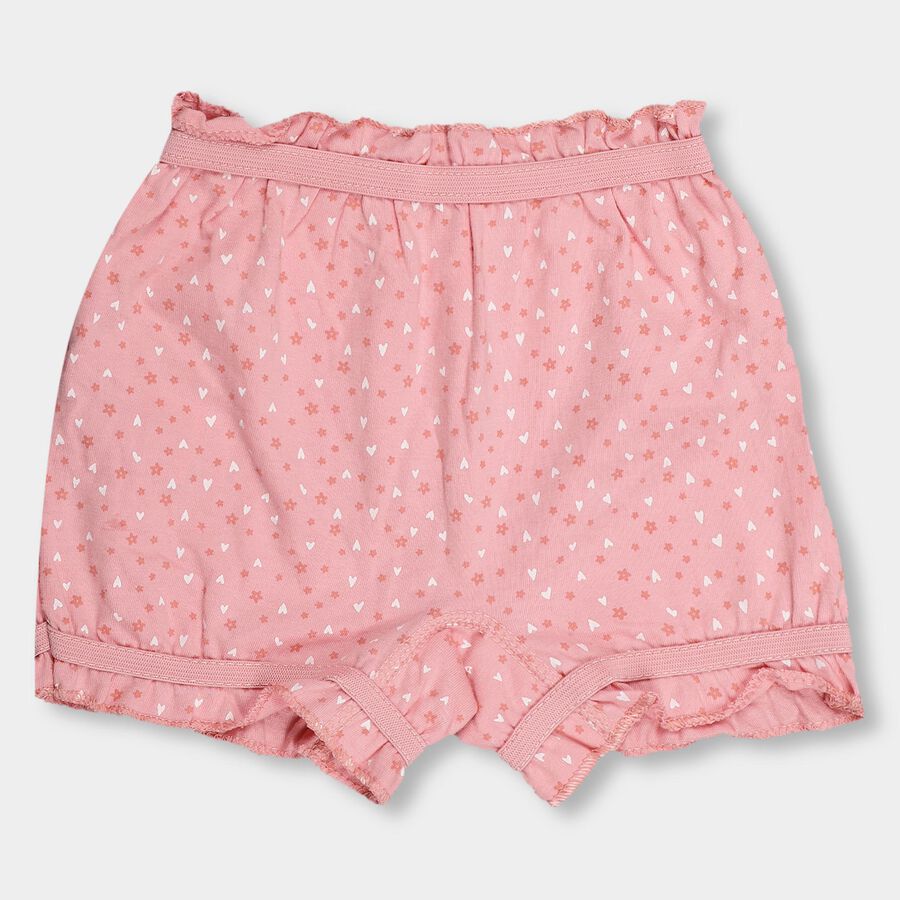 Girls' 100% Cotton Basic Bloomer , Light Pink, large image number null
