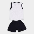 Infant Boys' 100% Cotton Baba Suit , नेवी ब्लू, small image number null