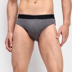 Men's Briefs , Charcoal, small