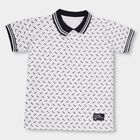 Boys' Half Sleeves T-Shirt, White, small image number null