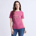 Ladies' Round Neck T-Shirt , Purple, small image number null